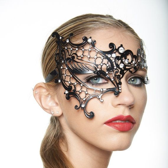 Laser cut masquerade mask