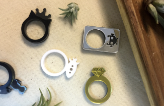 Laser cut rings featured by SIX-SIX and The STORM magazine